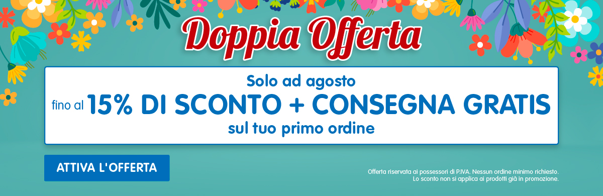 PROMO DI BENVENUTO